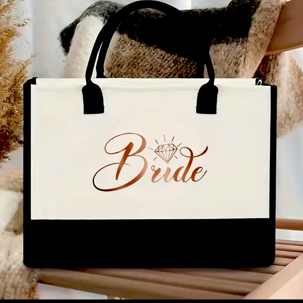 Brand New canvas Bride bag